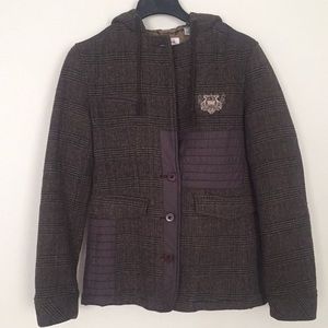 Triple Five Soul Hooded Wool Coat M / L